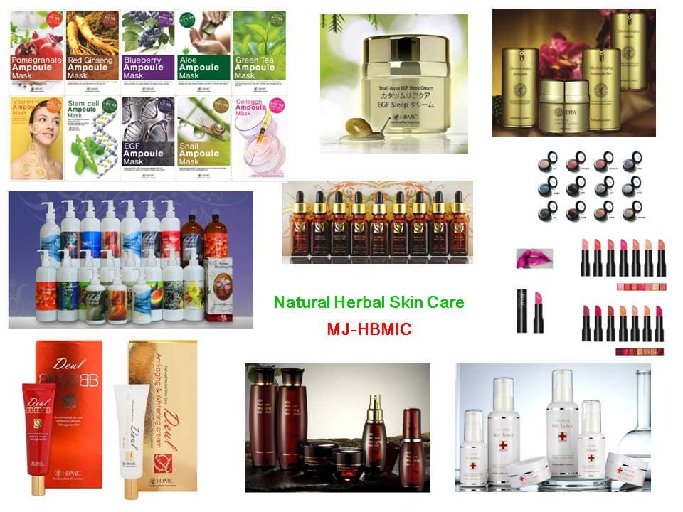 Natural Herbal Skin Care Cosmetics